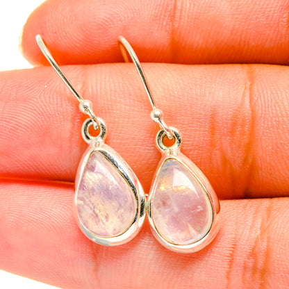 Rainbow Moonstone Earrings handcrafted by Ana Silver Co - EARR417754