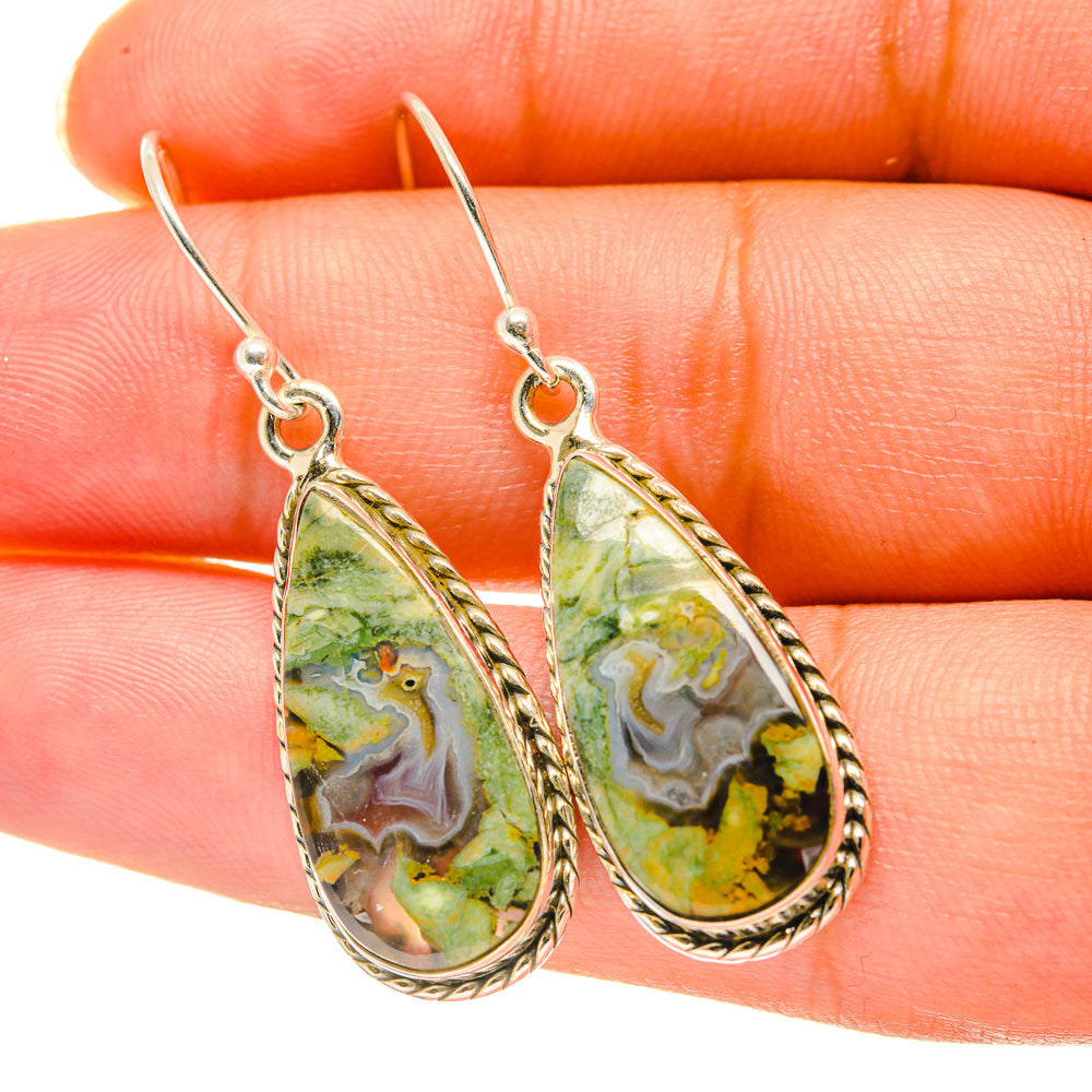 Rainforest Opal Earrings handcrafted by Ana Silver Co - EARR417759