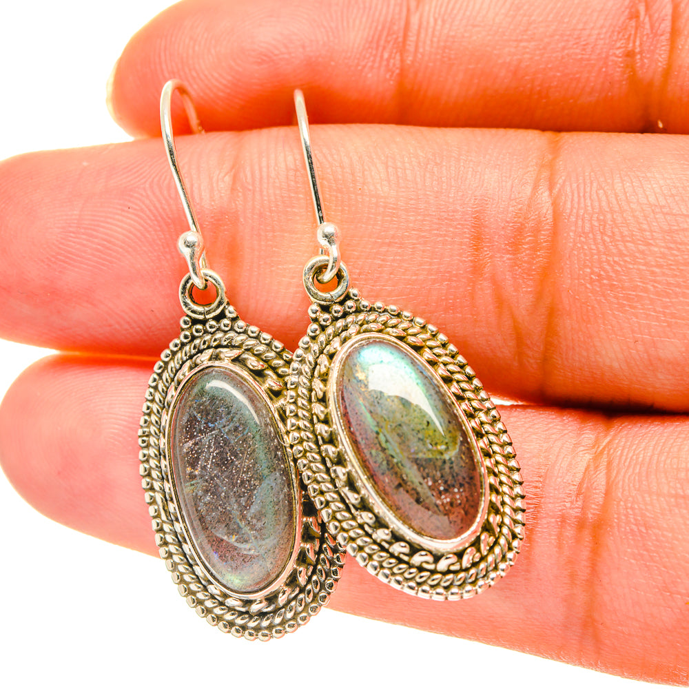Labradorite Earrings handcrafted by Ana Silver Co - EARR417762