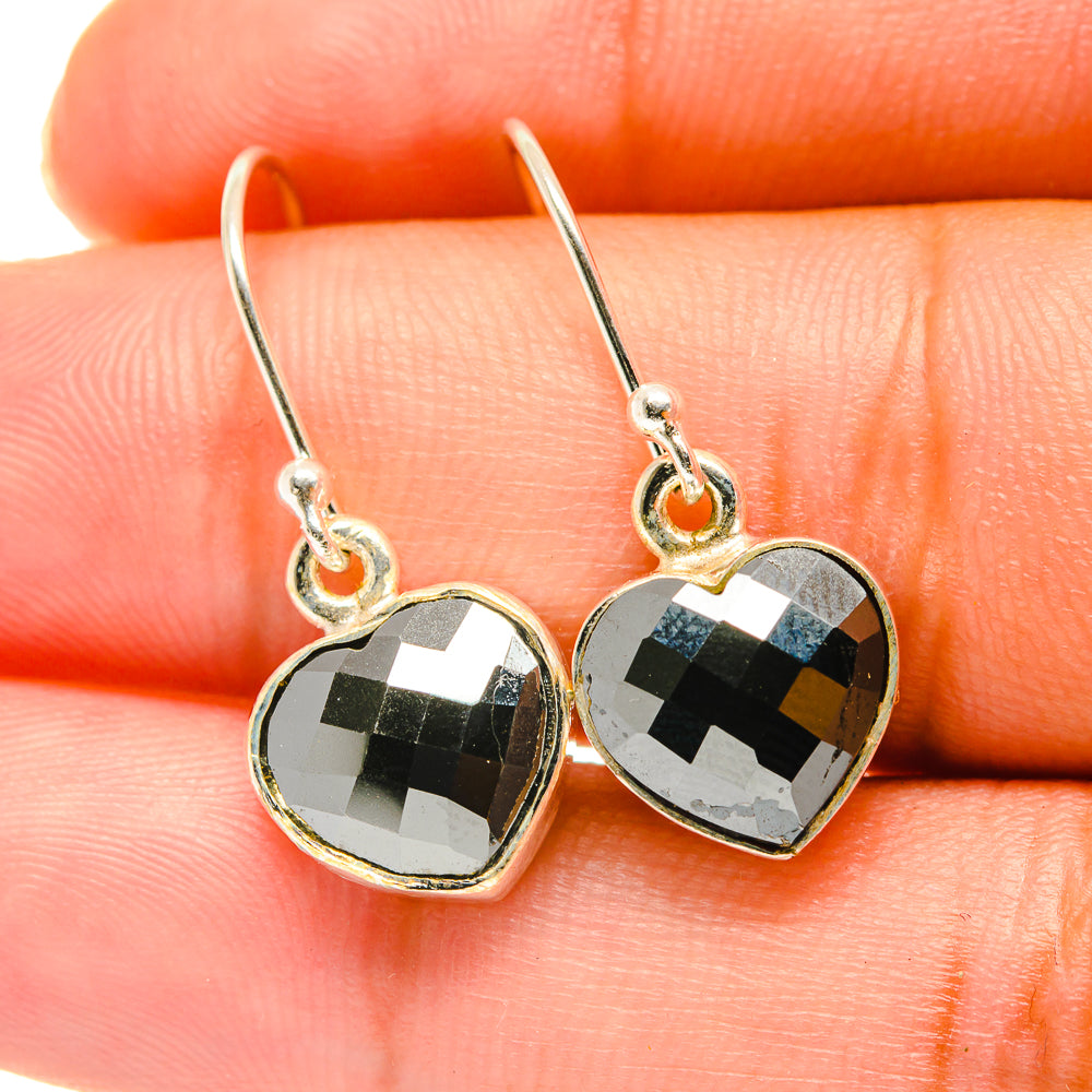 Hematite Earrings handcrafted by Ana Silver Co - EARR417772