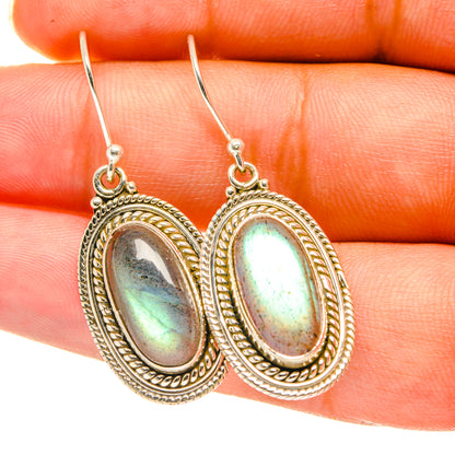 Labradorite Earrings handcrafted by Ana Silver Co - EARR417773