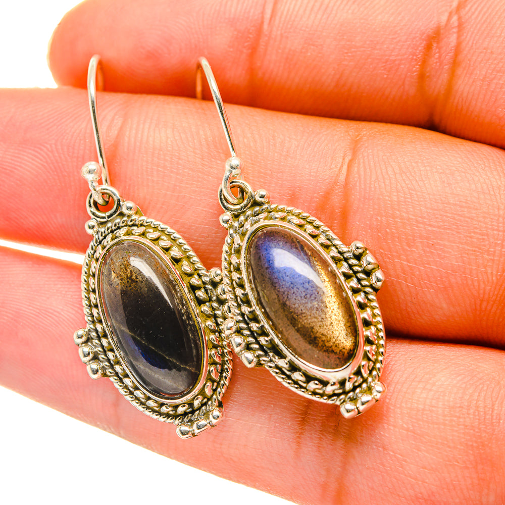 Labradorite Earrings handcrafted by Ana Silver Co - EARR417774
