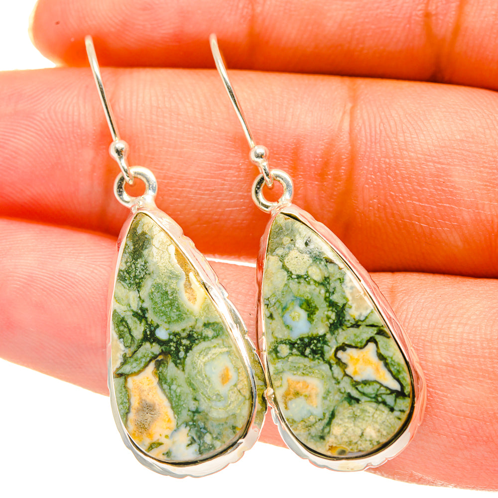 Rainforest Opal Earrings handcrafted by Ana Silver Co - EARR417776
