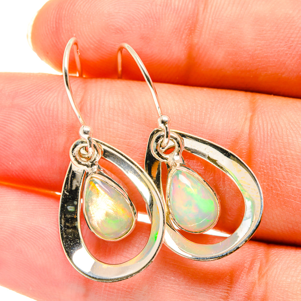 Ethiopian Opal Earrings handcrafted by Ana Silver Co - EARR417787