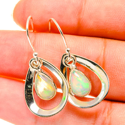 Ethiopian Opal Earrings handcrafted by Ana Silver Co - EARR417787