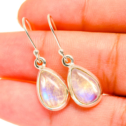 Rainbow Moonstone Earrings handcrafted by Ana Silver Co - EARR417788