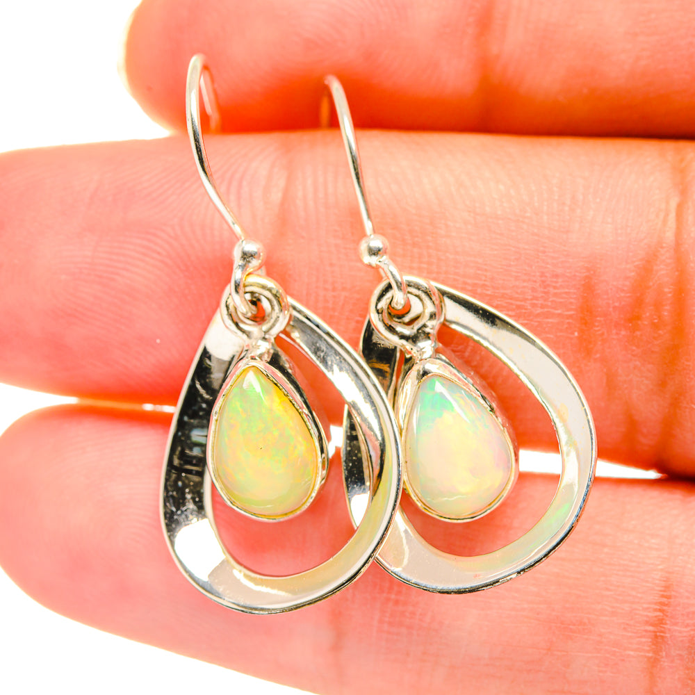 Ethiopian Opal Earrings handcrafted by Ana Silver Co - EARR417790