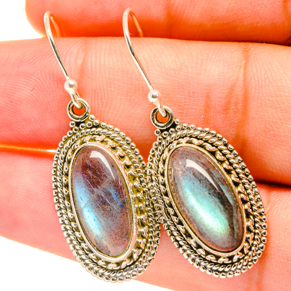 Labradorite Earrings handcrafted by Ana Silver Co - EARR417794