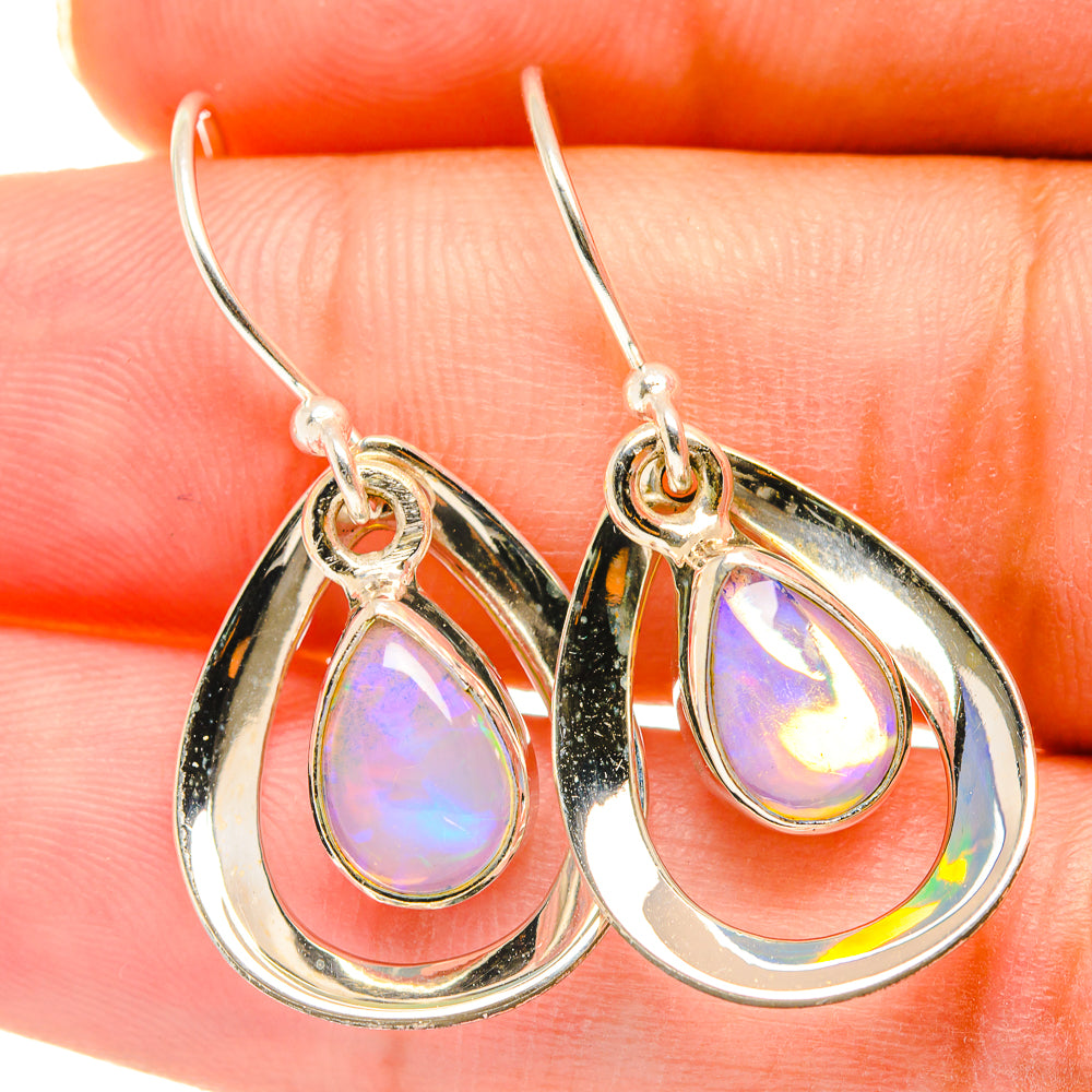 Ethiopian Opal Earrings handcrafted by Ana Silver Co - EARR417796