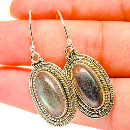Labradorite Earrings handcrafted by Ana Silver Co - EARR417799
