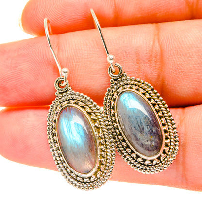 Labradorite Earrings handcrafted by Ana Silver Co - EARR417806
