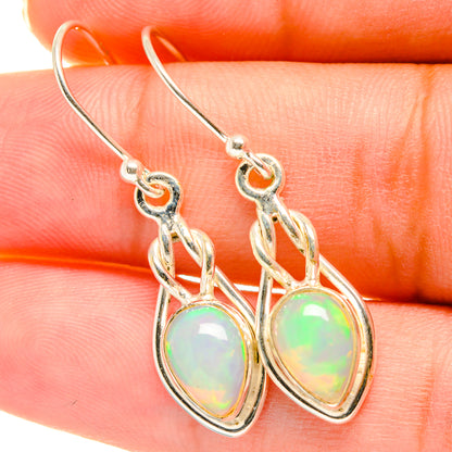 Ethiopian Opal Earrings handcrafted by Ana Silver Co - EARR417809