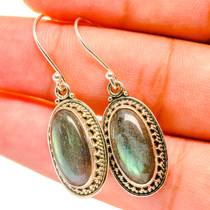 Labradorite Earrings handcrafted by Ana Silver Co - EARR417814