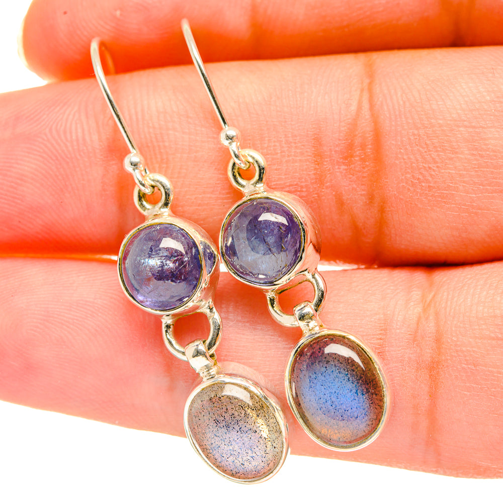 Labradorite Earrings handcrafted by Ana Silver Co - EARR417822