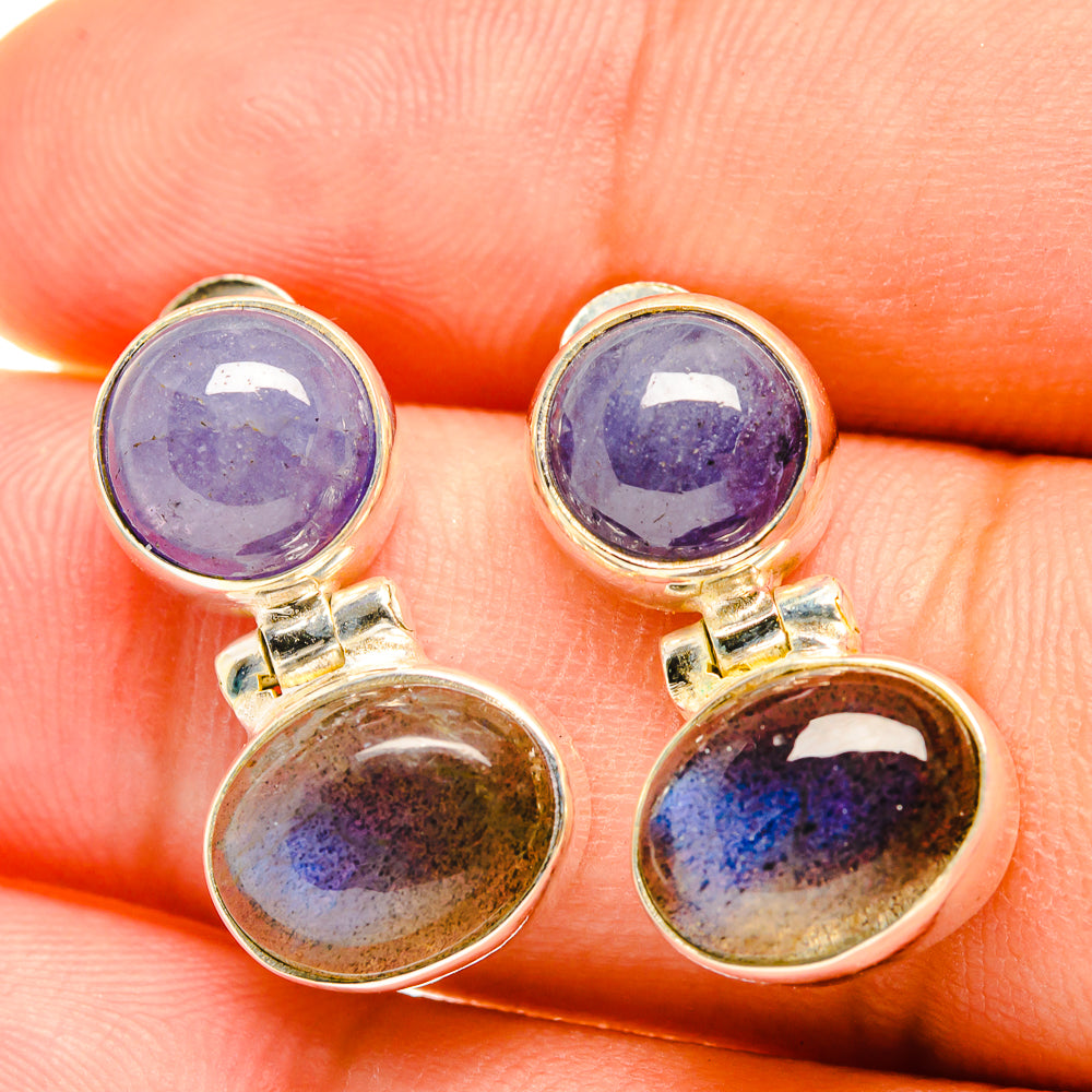 Labradorite Earrings handcrafted by Ana Silver Co - EARR417831
