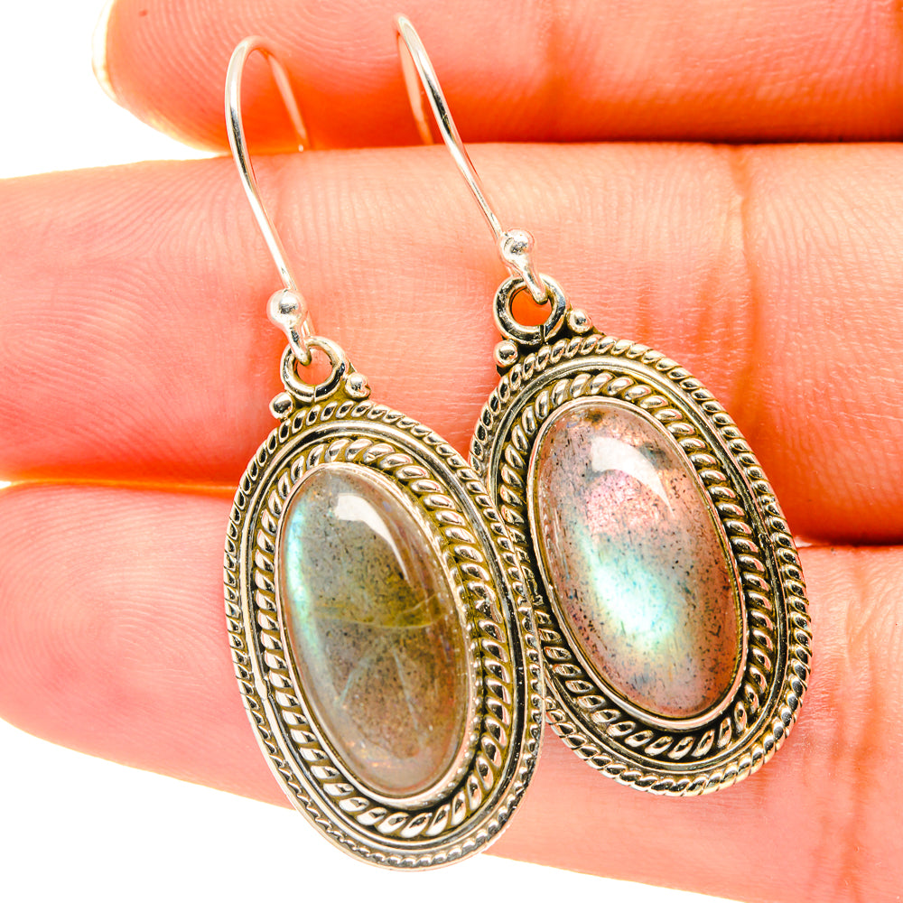 Labradorite Earrings handcrafted by Ana Silver Co - EARR417833