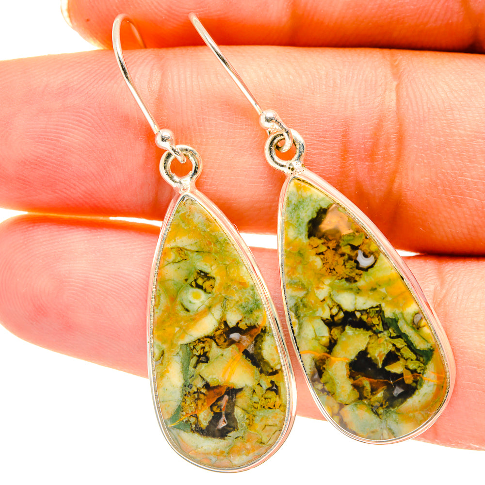 Rainforest Opal Earrings handcrafted by Ana Silver Co - EARR417835