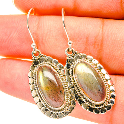 Labradorite Earrings handcrafted by Ana Silver Co - EARR417854