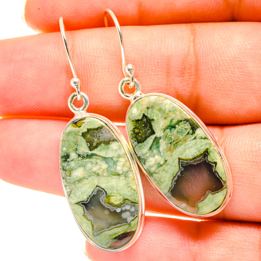 Rainforest Opal Earrings handcrafted by Ana Silver Co - EARR417857