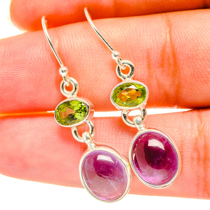 Amethyst Earrings handcrafted by Ana Silver Co - EARR417859