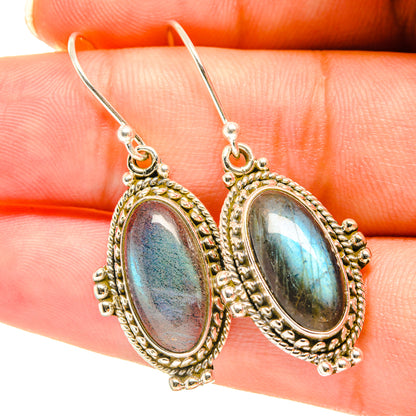 Labradorite Earrings handcrafted by Ana Silver Co - EARR417867