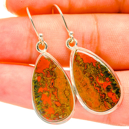 Moroccan Agate Earrings handcrafted by Ana Silver Co - EARR417874