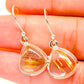 Rutilated Quartz Earrings handcrafted by Ana Silver Co - EARR417890
