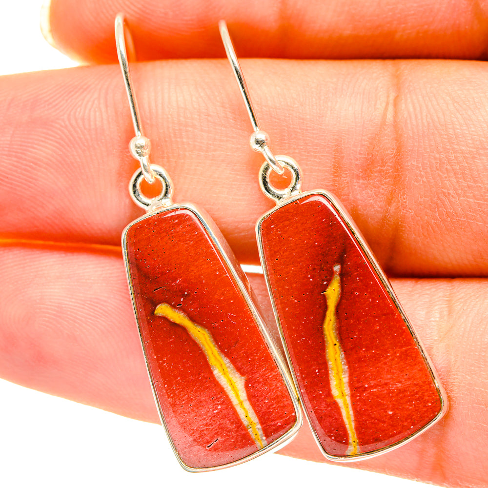 Mookaite Earrings handcrafted by Ana Silver Co - EARR417906