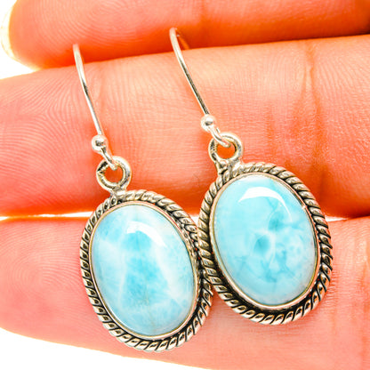 Larimar Earrings handcrafted by Ana Silver Co - EARR417909