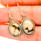 Peanut Wood Jasper Earrings handcrafted by Ana Silver Co - EARR417911