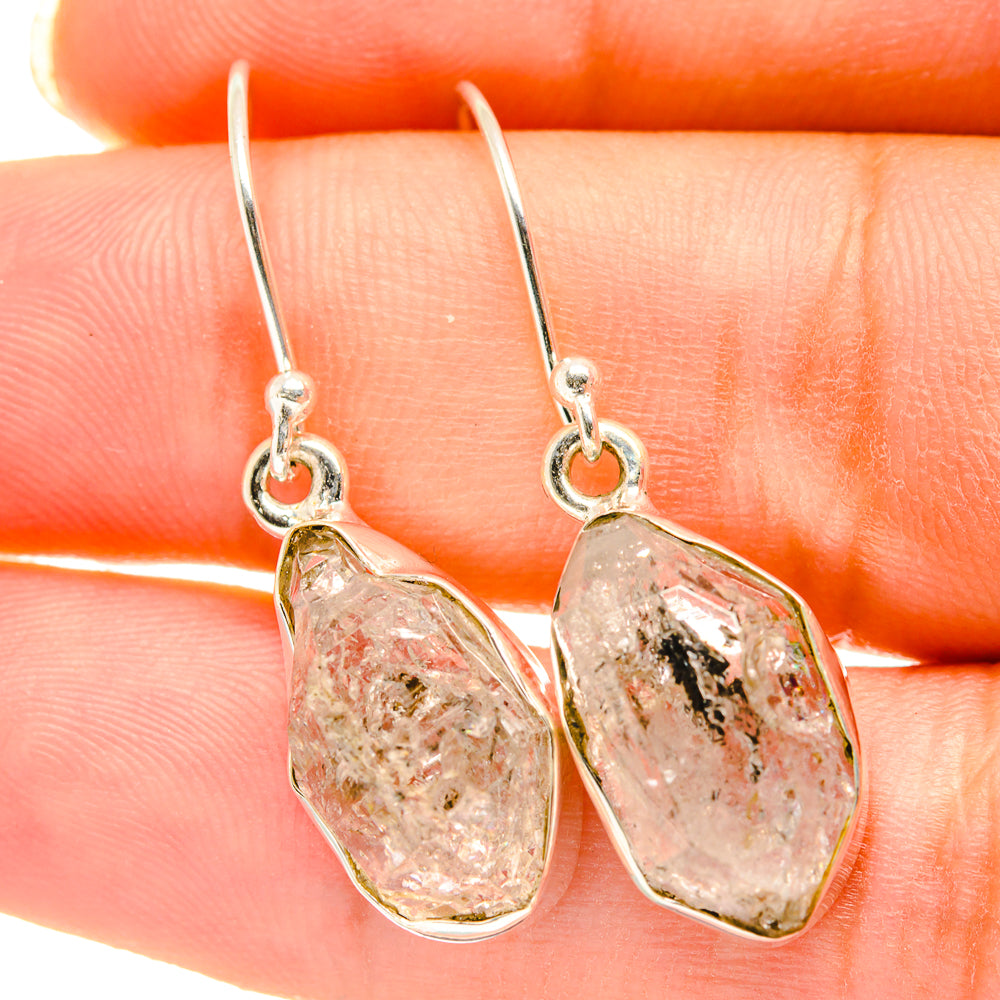 Herkimer Diamond Earrings handcrafted by Ana Silver Co - EARR417915