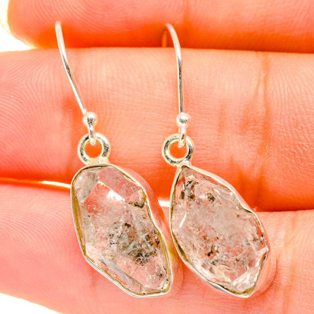 Herkimer Diamond Earrings handcrafted by Ana Silver Co - EARR417916