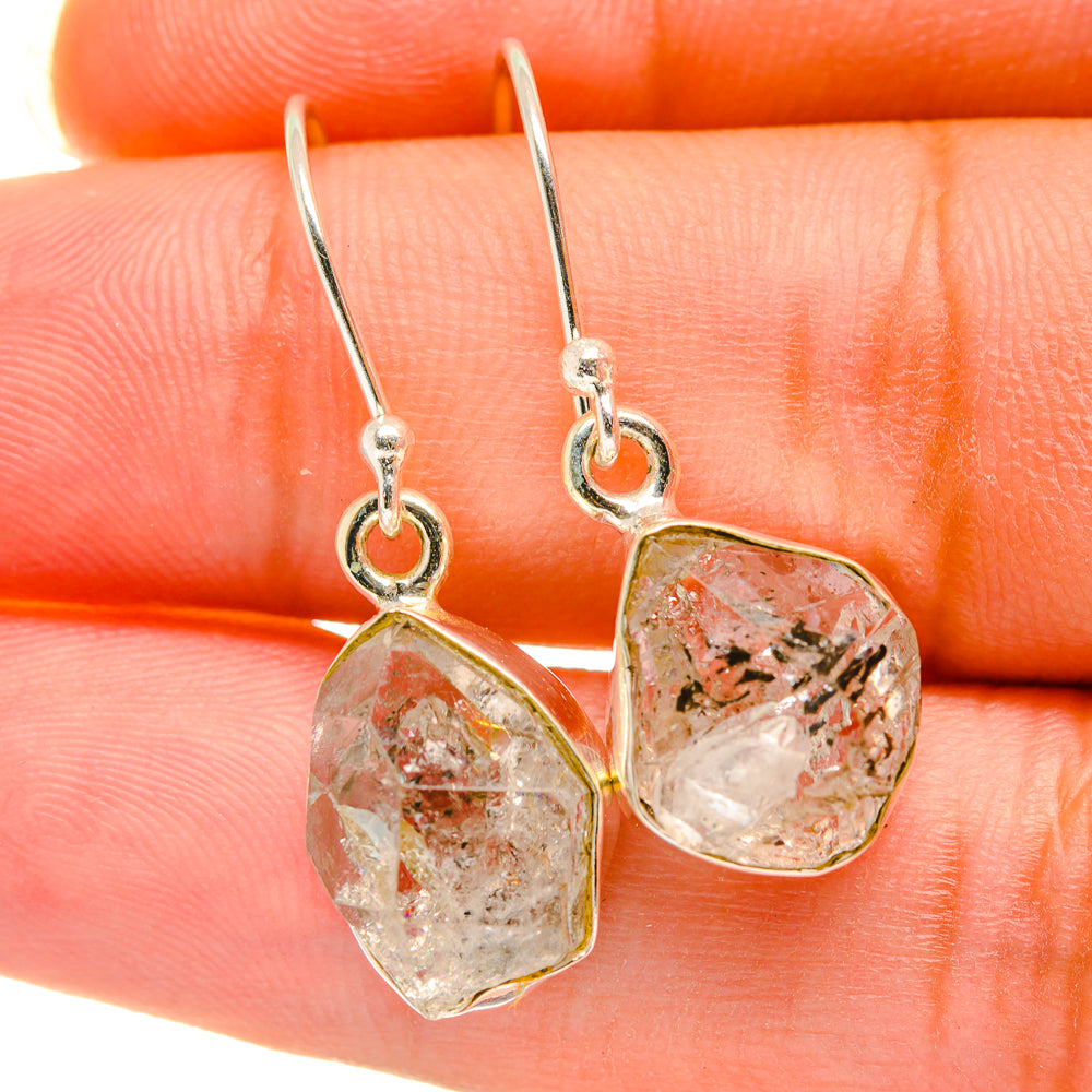 Herkimer Diamond Earrings handcrafted by Ana Silver Co - EARR417927