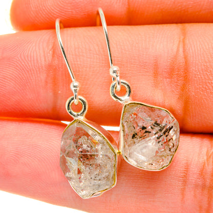 Herkimer Diamond Earrings handcrafted by Ana Silver Co - EARR417927