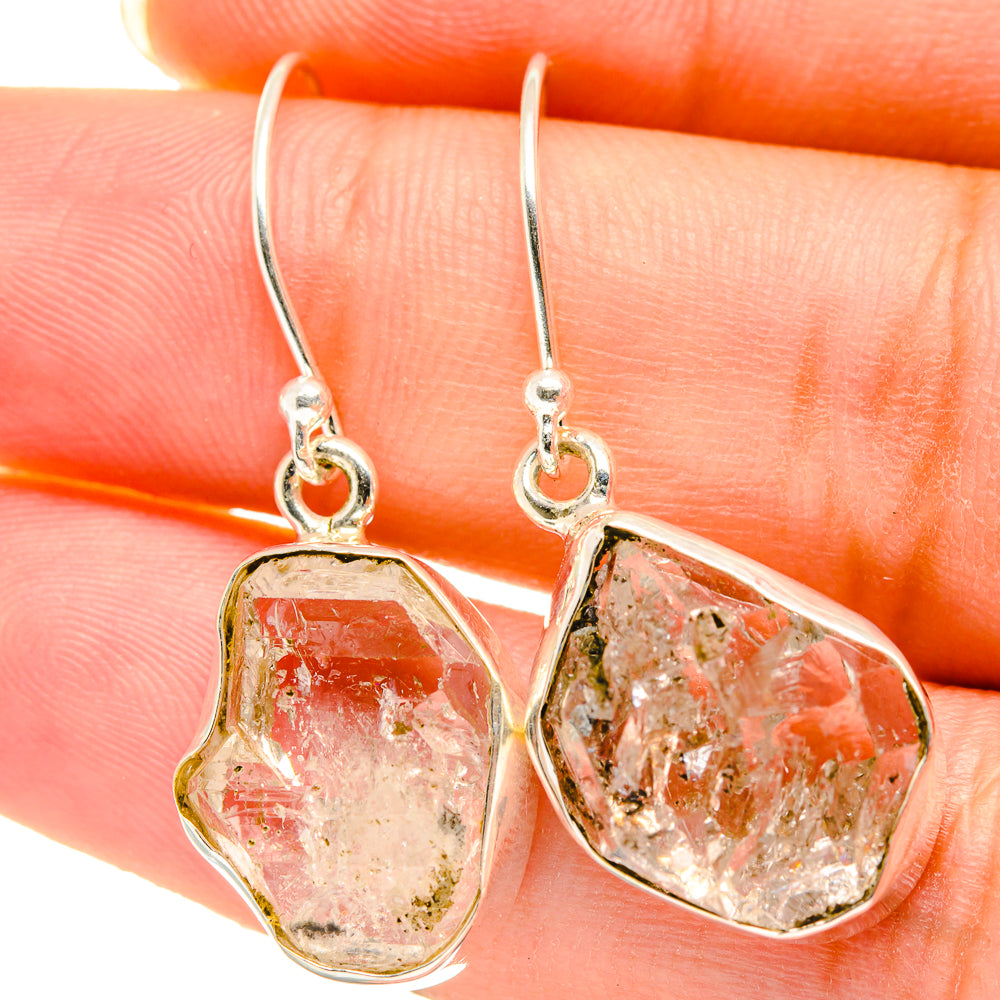 Herkimer Diamond Earrings handcrafted by Ana Silver Co - EARR417929