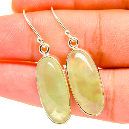 Prehnite Earrings handcrafted by Ana Silver Co - EARR417933