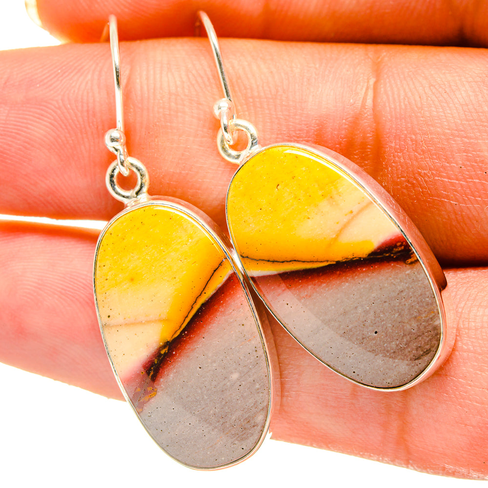 Mookaite Earrings handcrafted by Ana Silver Co - EARR417937