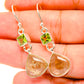 Rutilated Quartz Earrings handcrafted by Ana Silver Co - EARR417963