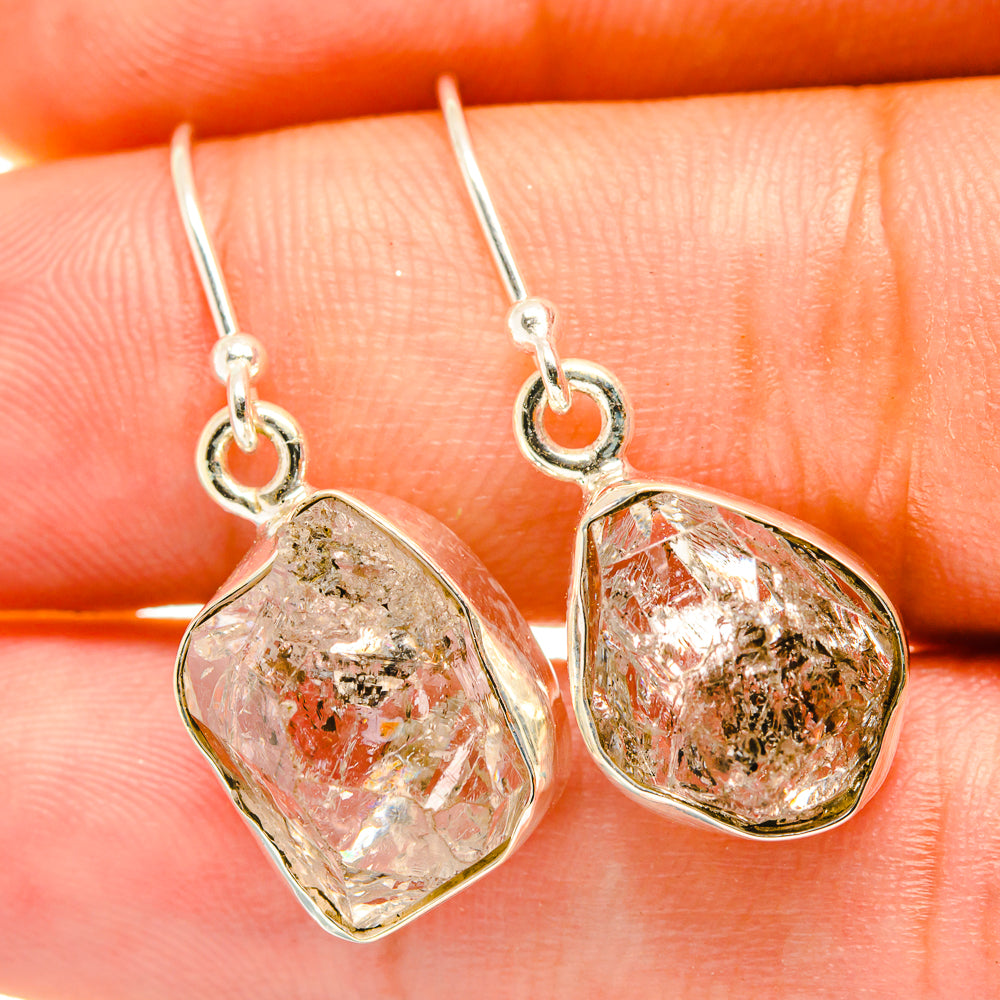 Herkimer Diamond Earrings handcrafted by Ana Silver Co - EARR417981