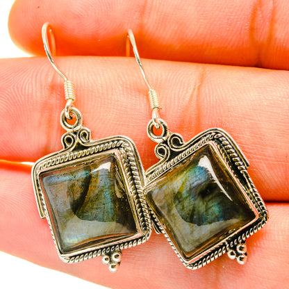 Labradorite Earrings handcrafted by Ana Silver Co - EARR418004