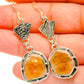 Citrine Earrings handcrafted by Ana Silver Co - EARR418014
