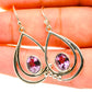 Amethyst Earrings handcrafted by Ana Silver Co - EARR418015