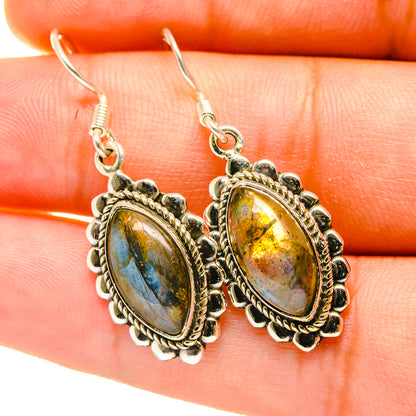 Labradorite Earrings handcrafted by Ana Silver Co - EARR418017