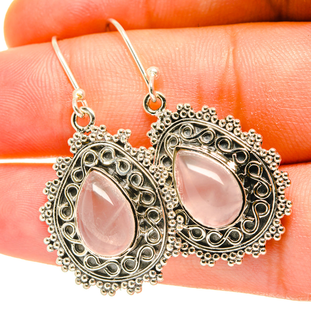 Rainbow Moonstone Earrings handcrafted by Ana Silver Co - EARR418035
