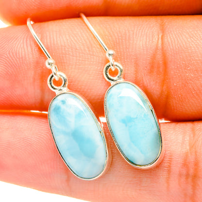 Larimar Earrings handcrafted by Ana Silver Co - EARR418044
