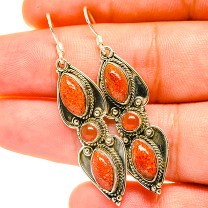 Sponge Coral Earrings handcrafted by Ana Silver Co - EARR418049