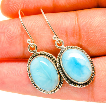 Larimar Earrings handcrafted by Ana Silver Co - EARR418063