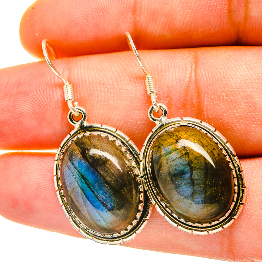 Labradorite Earrings handcrafted by Ana Silver Co - EARR418076