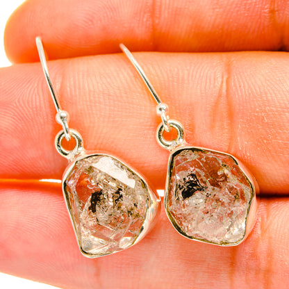 Herkimer Diamond Earrings handcrafted by Ana Silver Co - EARR418080
