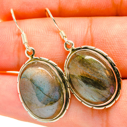 Labradorite Earrings handcrafted by Ana Silver Co - EARR418093